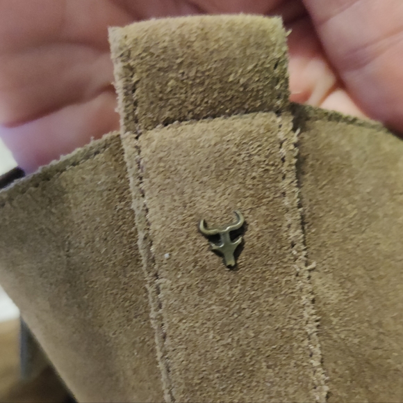 Trask Casey Wedge Waterproof Taupe suede ankle Boots. - Picture 6 of 11